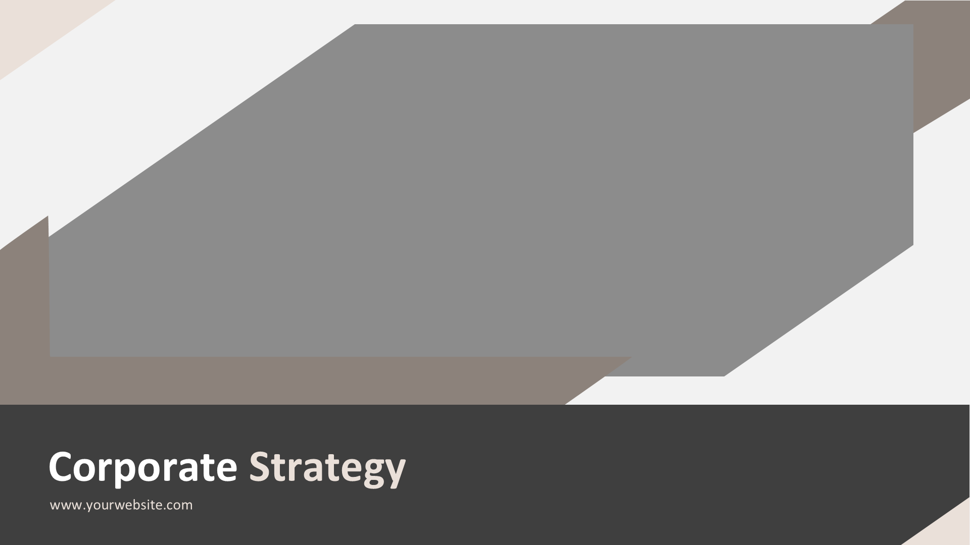 Corporate Strategy Mocha slide 1